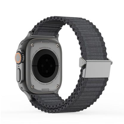 For Apple Watch SE 40mm DUX DUCIS YC Series Ocean Nylon Watch Band(Dark Grey) - Watch Bands by DUX DUCIS | Online Shopping South Africa | PMC Jewellery | Buy Now Pay Later Mobicred