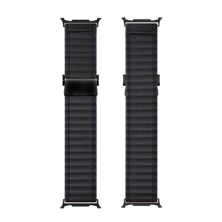 For Samsung Galaxy Watch Ultra 47mm DUX DUCIS YC Series Ocean Nylon Watch Band(Dark Grey) - Watch Bands by DUX DUCIS | Online Shopping South Africa | PMC Jewellery | Buy Now Pay Later Mobicred