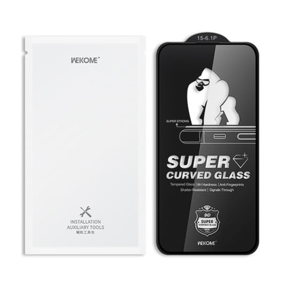 For iPhone 16 Pro WK WTP-091 King Kong 6D Curved HD Tempered Glass Film - iPhone 16 Pro Tempered Glass by WK | Online Shopping South Africa | PMC Jewellery | Buy Now Pay Later Mobicred