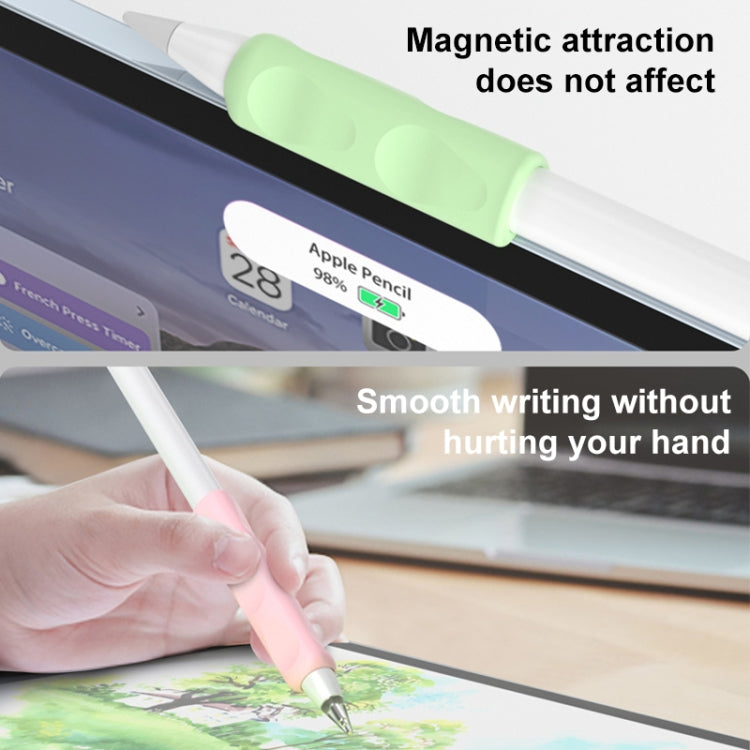 For Apple Pencil & Huawei M-Pencil Series Universal Stylus Silicone Protective Grip Cover(Green) - Pencil Accessories by PMC Jewellery | Online Shopping South Africa | PMC Jewellery | Buy Now Pay Later Mobicred