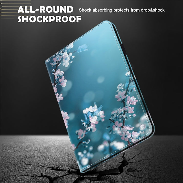 For Honor Pad X9 Crystal Texture Painted Leather Tablet Case(Plum Bossom) - Honor by PMC TechLife | Online Shopping South Africa | PMC TechLife | Buy Now Pay Later Mobicred