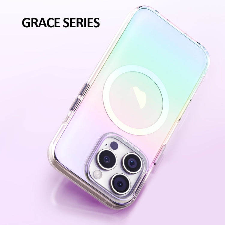 For iPhone 16 Pro Max TGVIS Grace Series MagSafe Magnetic Phone Case(Purple) - iPhone 16 Pro Max Cases by TGVIS | Online Shopping South Africa | PMC Jewellery | Buy Now Pay Later Mobicred