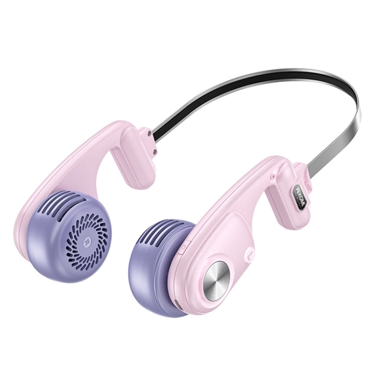 WEKOME WT-F26 Colorfon Series Neckband Fan(Purple Pink) - Electric Fans by PMC Jewellery | Online Shopping South Africa | PMC Jewellery | Buy Now Pay Later Mobicred