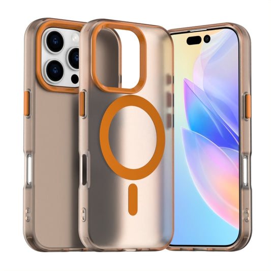 For iPhone 16 Pro Candy Magsafe PC Hybrid TPU Phone Case(Orange) - iPhone 16 Pro Cases by PMC Jewellery | Online Shopping South Africa | PMC Jewellery | Buy Now Pay Later Mobicred