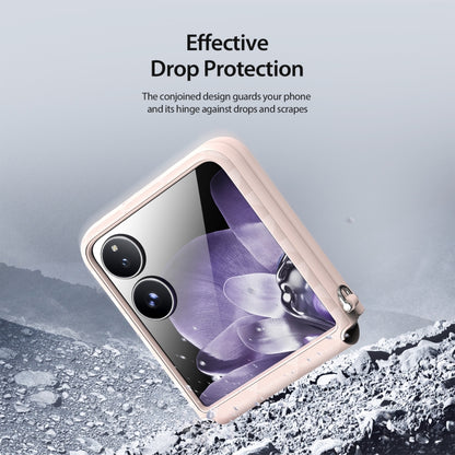 For Xiaomi Mix Flip DUX DUCIS Fitt Series TPU + PU Texture Full Cover Phone Case(Pink) - Xiaomi Cases by DUX DUCIS | Online Shopping South Africa | PMC Jewellery | Buy Now Pay Later Mobicred