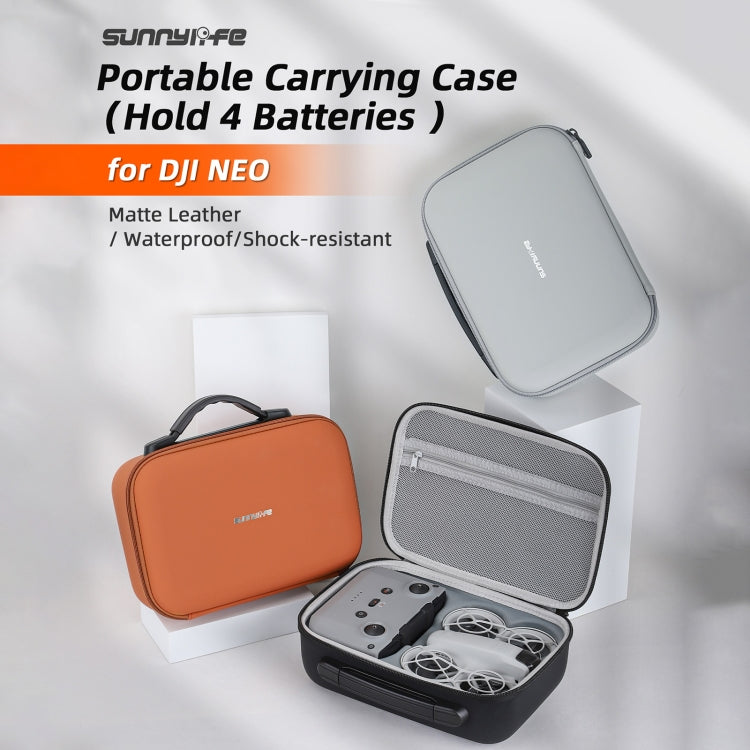 For DJI Neo Sunnylife Drone Batteries Kit Storage Case Box Suitcase(Orange) - free shipping - PMC TechLife - Order now!