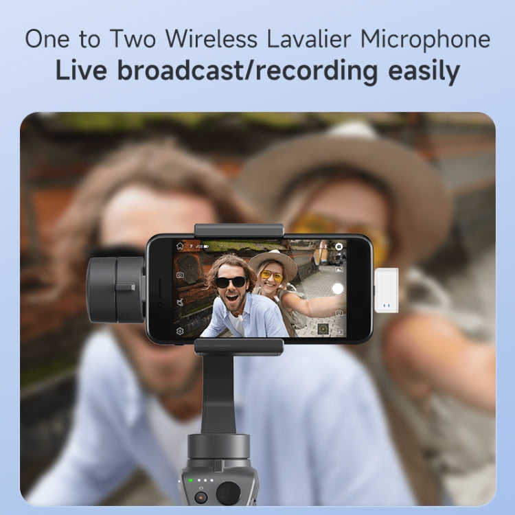 SX88 1 TX + 2 RX Smart Noise Reduction Lavalier Wireless Microphone, Specification:Type-C(Rose Gold) - Microphone by PMC Jewellery | Online Shopping South Africa | PMC Jewellery | Buy Now Pay Later Mobicred