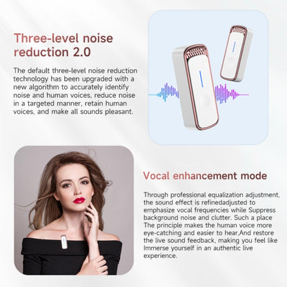 SX88 1 TX + 2 RX Smart Noise Reduction Lavalier Wireless Microphone, Specification:8 Pin(Silver) - Microphone by PMC Jewellery | Online Shopping South Africa | PMC Jewellery | Buy Now Pay Later Mobicred