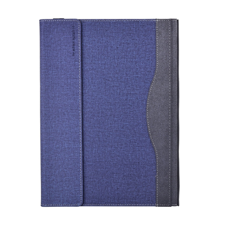For MicroSoft Surface Laptop 7 13.8 inch Cloth Texture Laptop Leather Protective Case(Deep Blue) - Screen & Keyboard Cover by PMC Jewellery | Online Shopping South Africa | PMC Jewellery | Buy Now Pay Later Mobicred