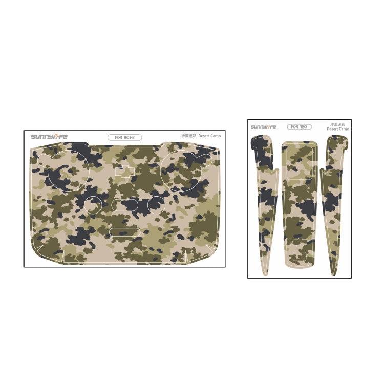 For DJI Neo Drone Body Remote Control Protective Sticker(Desert Camo) - free shipping - PMC TechLife - Order now!