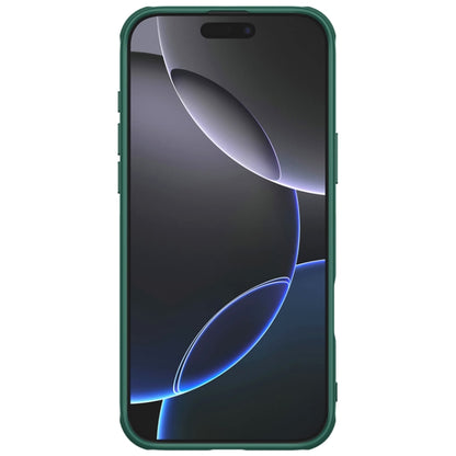 For iPhone 16 Pro NILLKIN Frosted Shield Pro PC + TPU Phone Case(Green) - iPhone 16 Pro Cases by NILLKIN | Online Shopping South Africa | PMC Jewellery | Buy Now Pay Later Mobicred