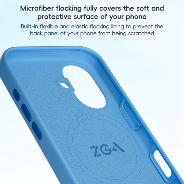 For iPhone 16 Plus ZGA Colorful Liquid Silicone Magsafe Phone Case(Green) - iPhone 16 Plus Cases by ZGA | Online Shopping South Africa | PMC Jewellery | Buy Now Pay Later Mobicred