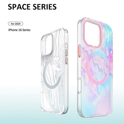 For iPhone 16 TGVIS Grace Series MagSafe Magnetic Phone Case(Daisy) - iPhone 16 Cases by TGVIS | Online Shopping South Africa | PMC Jewellery | Buy Now Pay Later Mobicred