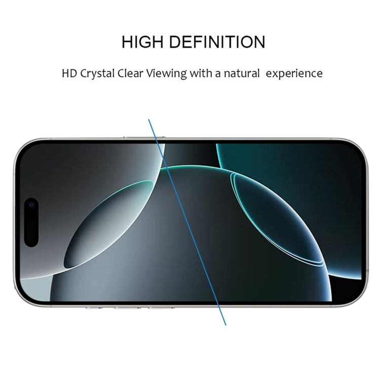 For iPhone 16 Pro 25pcs Full Glue Screen Tempered Glass Film - iPhone 16 Pro Tempered Glass by PMC Jewellery | Online Shopping South Africa | PMC Jewellery | Buy Now Pay Later Mobicred