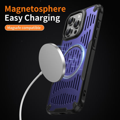 For iPhone 16 Ice Front Cooling MagSafe Magnetic Phone Case(Purple) - iPhone 16 Cases by PMC Jewellery | Online Shopping South Africa | PMC Jewellery | Buy Now Pay Later Mobicred