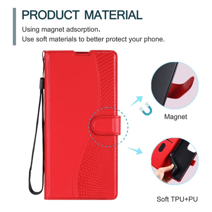 For Redmi K70 Voltage Ultra-thin Dot Leather Phone Case(Red) - K70 Cases by PMC Jewellery | Online Shopping South Africa | PMC Jewellery | Buy Now Pay Later Mobicred