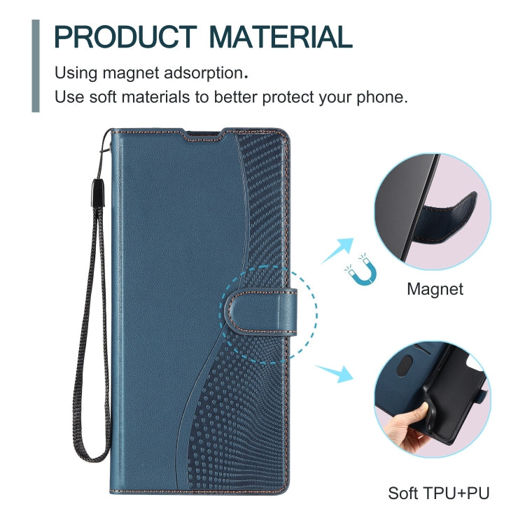 For Redmi K70 Voltage Ultra-thin Dot Leather Phone Case(Blue) - K70 Cases by PMC Jewellery | Online Shopping South Africa | PMC Jewellery | Buy Now Pay Later Mobicred