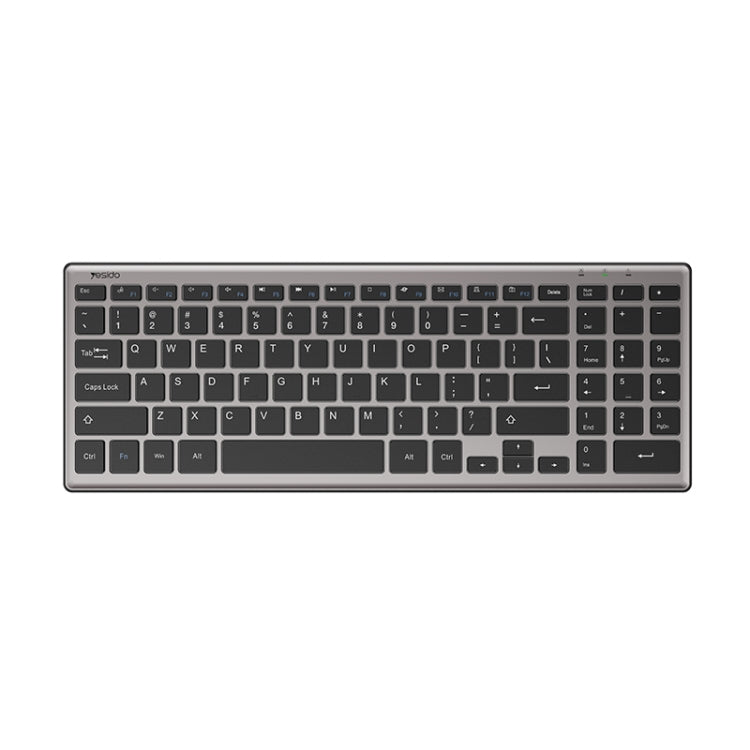 Yesido KB10 Portable 95 Keys 2.4G Wireless Computer Keyboard(Black) - Wireless Keyboard by Yesido | Online Shopping South Africa | PMC Jewellery | Buy Now Pay Later Mobicred