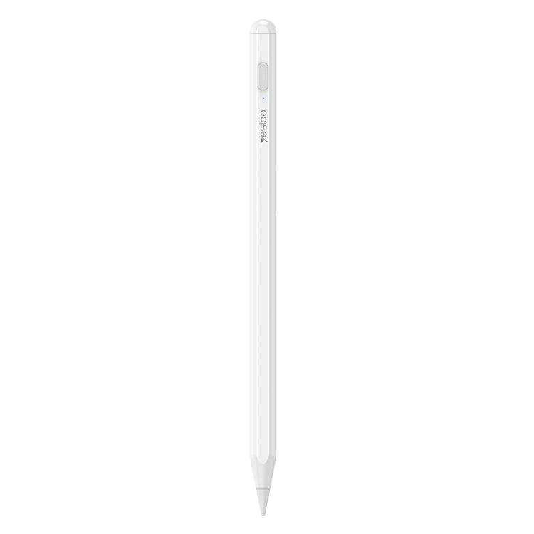 Yesido ST15 Anti-mistouch Magnetic Adhesive Active Universal Capacitive Stylus Pen(White) - Stylus Pen by Yesido | Online Shopping South Africa | PMC Jewellery | Buy Now Pay Later Mobicred