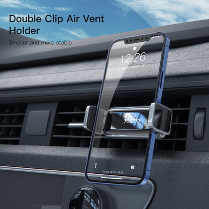 Yesido C124 Car Air Outlet Mini Clamp Mobile Phone Holder(Black) - Car Holders by Yesido | Online Shopping South Africa | PMC Jewellery | Buy Now Pay Later Mobicred