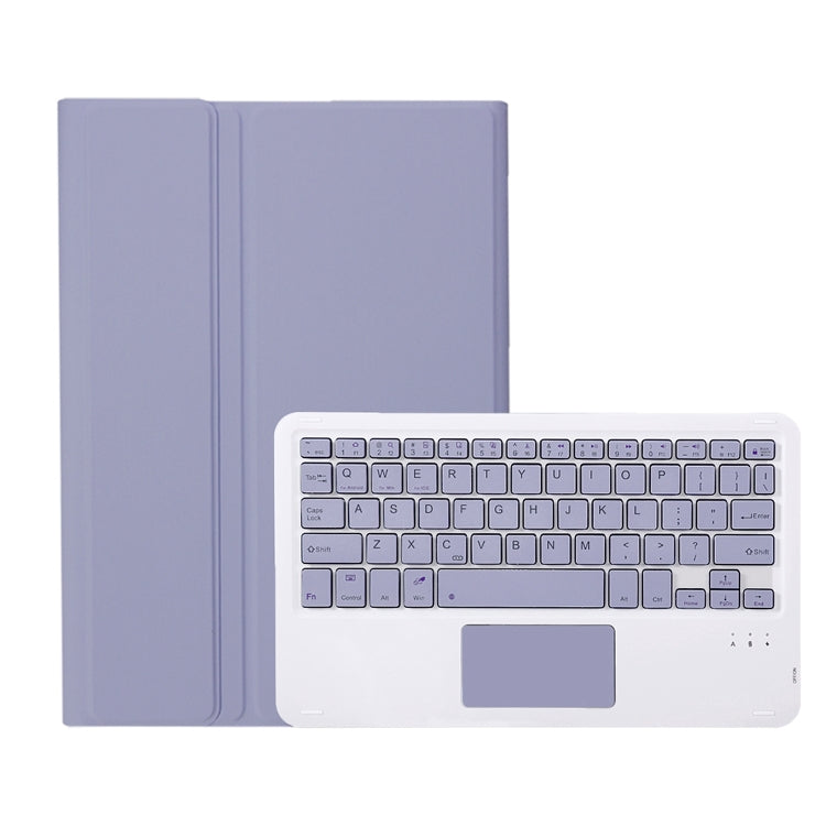 For Huawei MatePad SE 11 2024 AH21-A Ultra-thin Detachable Bluetooth Keyboard Leather Tablet Case with Touchpad(Lavender White) - Others Keyboard by PMC Jewellery | Online Shopping South Africa | PMC Jewellery | Buy Now Pay Later Mobicred