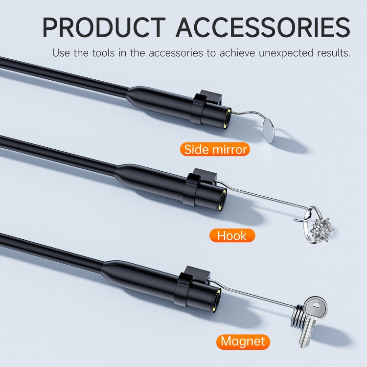P230 8mm 2 inch Single Camera Endoscope with Screen, Length:5m - free shipping - PMC Jewellery - Order now!