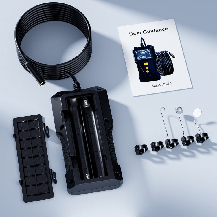 P230 8mm 2 inch Single Camera Endoscope with Screen, Length:5m - free shipping - PMC Jewellery - Order now!