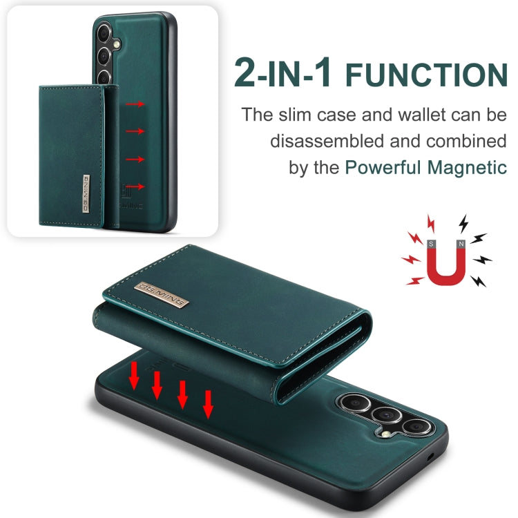 For Samsung Galaxy S24 FE 5G DG.MING M1 Series 3-Fold Multi Card Wallet + Magnetic Phone Case(Green) - Galaxy S24 FE 5G Cases by DG.MING | Online Shopping South Africa | PMC Jewellery | Buy Now Pay Later Mobicred