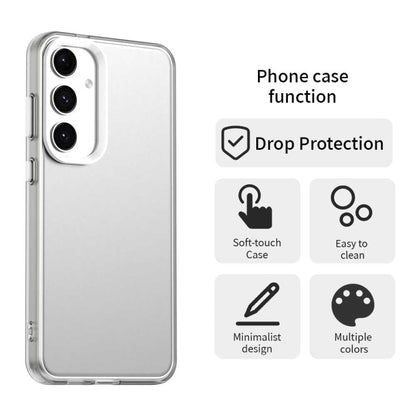 For Samsung Galaxy S25+ 5G Candy PC Hybrid TPU Shockproof Phone Case(White) - Galaxy S25+ 5G Cases by PMC Jewellery | Online Shopping South Africa | PMC Jewellery | Buy Now Pay Later Mobicred