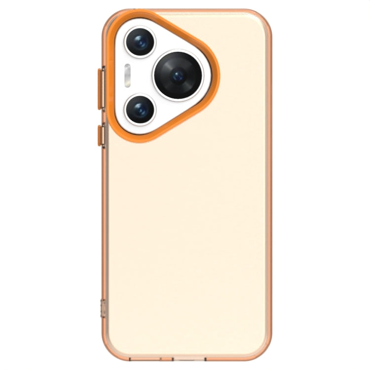 For Huawei Pura 70 Candy PC Hybrid TPU Shockproof Phone Case(Orange) - Huawei Cases by PMC Jewellery | Online Shopping South Africa | PMC Jewellery | Buy Now Pay Later Mobicred