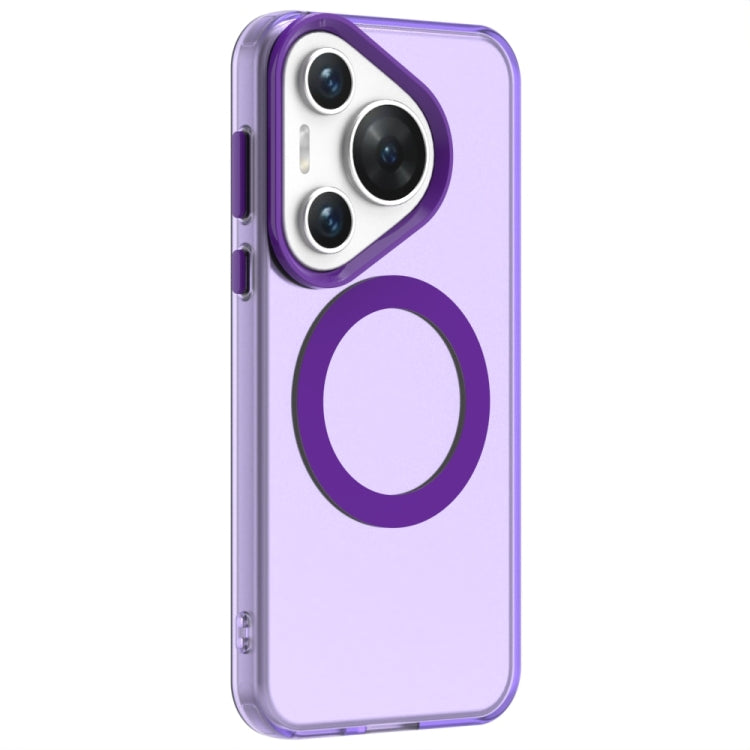 For Huawei Pura 70 Candy Magsafe PC Hybrid TPU Phone Case(Purple) - Huawei Cases by PMC Jewellery | Online Shopping South Africa | PMC Jewellery | Buy Now Pay Later Mobicred