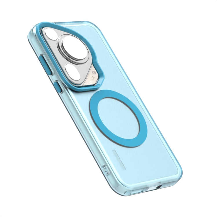 For Huawei Pura 70 Ultra Candy Magsafe PC Hybrid TPU Phone Case(Blue) - Huawei Cases by PMC Jewellery | Online Shopping South Africa | PMC Jewellery | Buy Now Pay Later Mobicred