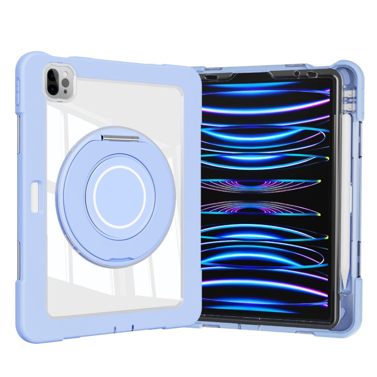 For iPad Pro 11 2022 / 2021 / 2020 Crystal Armor PC Hybrid TPU Tablet Case(Blue) - iPad Pro 11 (2022/2021) Cases by PMC Jewellery | Online Shopping South Africa | PMC Jewellery | Buy Now Pay Later Mobicred