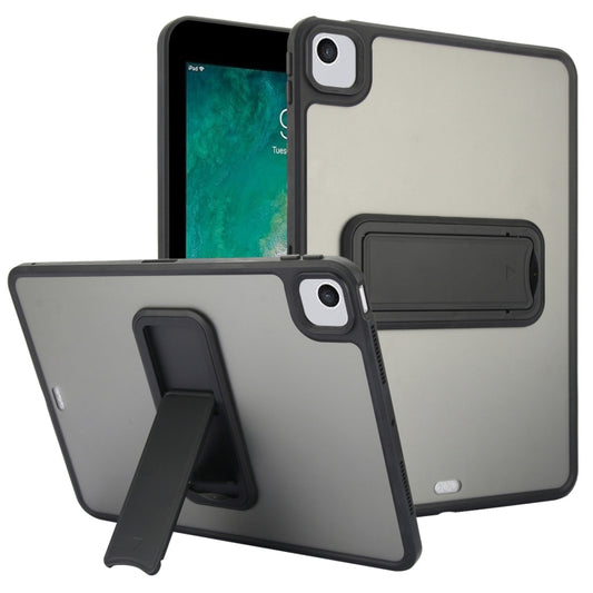 For iPad 9.7 inch 2018 / 2017 Skin Feel Holder PC Hybrid TPU Tablet Case(Black) - iPad 9.7 (2018) & (2017) Cases by PMC Jewellery | Online Shopping South Africa | PMC Jewellery | Buy Now Pay Later Mobicred