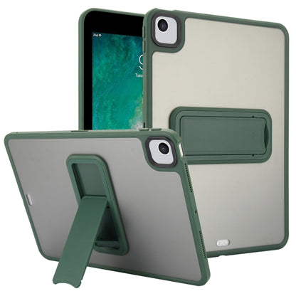 For iPad 9.7 inch 2018 / 2017 Skin Feel Holder PC Hybrid TPU Tablet Case(Dark Green) - iPad 9.7 (2018) & (2017) Cases by PMC Jewellery | Online Shopping South Africa | PMC Jewellery | Buy Now Pay Later Mobicred