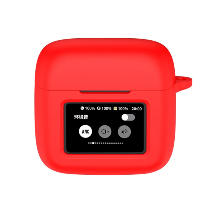 For JBL Tour Pro 3 Silicone Wireless Earphone Protective Case(Red) - JBL Earphone Case by PMC Jewellery | Online Shopping South Africa | PMC Jewellery | Buy Now Pay Later Mobicred