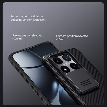 For Xiaomi 14T Pro NILLKIN CamShield Pro PC Phone Case(Black) - 14T Pro Cases by NILLKIN | Online Shopping South Africa | PMC Jewellery | Buy Now Pay Later Mobicred