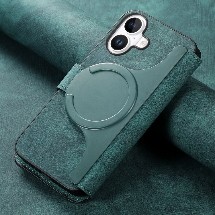 For iPhone 16 Plus CaseNeo MagSafe RFID Anti-theft Retro Leather Phone Case(Green) - iPhone 16 Plus Cases by CaseNeo | Online Shopping South Africa | PMC Jewellery | Buy Now Pay Later Mobicred