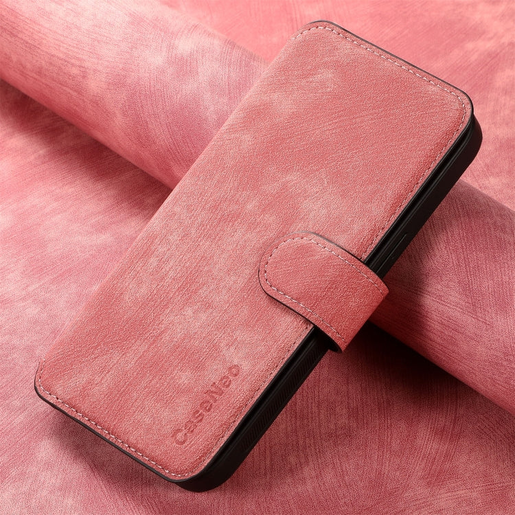 For iPhone 16 Plus CaseNeo MagSafe RFID Anti-theft Retro Leather Phone Case(Pink) - iPhone 16 Plus Cases by CaseNeo | Online Shopping South Africa | PMC Jewellery | Buy Now Pay Later Mobicred