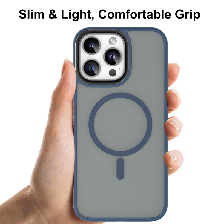 For iPhone 16 Pro Max Mutural Skin Feel Series Frosted MagSafe Magnetic Phone Case(Light Blue) - iPhone 16 Pro Max Cases by Mutural | Online Shopping South Africa | PMC Jewellery | Buy Now Pay Later Mobicred