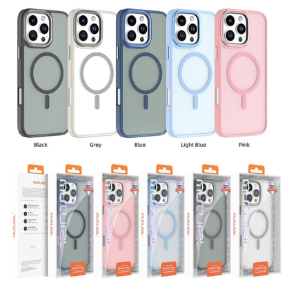 For iPhone 16 Pro Mutural Skin Feel Series Frosted MagSafe Magnetic Phone Case(Blue) - iPhone 16 Pro Cases by Mutural | Online Shopping South Africa | PMC Jewellery | Buy Now Pay Later Mobicred