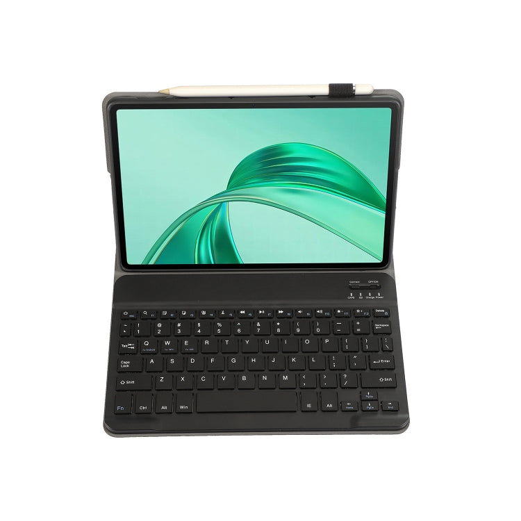 For Honor Pad X8a / X9 2024 AH25 Ultra-thin Detachable Bluetooth Keyboard Leather Tablet Case(Black) - Huawei Keyboard by PMC Jewellery | Online Shopping South Africa | PMC Jewellery | Buy Now Pay Later Mobicred