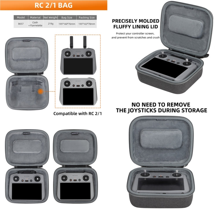 Sunnylife Carrying Case Bag, Model:A3-B658 Drone Body Bag - free shipping - PMC TechLife - Order now!