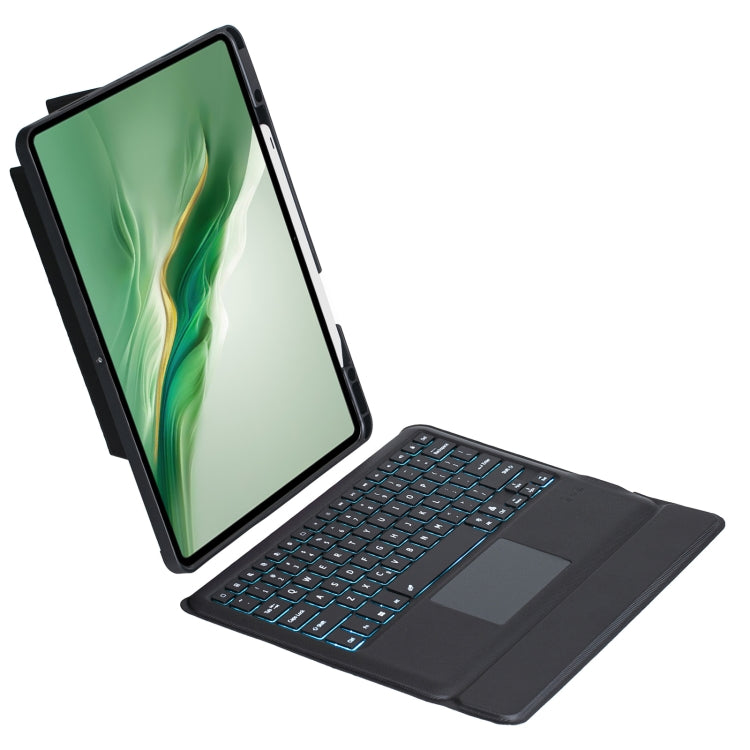 For Honor MagicPad 2 12.3 Detachable Backlit Bluetooth Keyboard Leather Case with Touchpad(Black) - Huawei Keyboard by PMC Jewellery | Online Shopping South Africa | PMC Jewellery | Buy Now Pay Later Mobicred