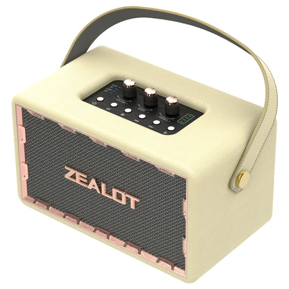 Zealot MT01 Retro Card Portable Wireless Bluetooth Speaker(White) - Desktop Speaker by ZEALOT | Online Shopping South Africa | PMC Jewellery | Buy Now Pay Later Mobicred