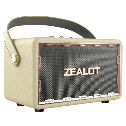 Zealot MT01 Retro Card Portable Wireless Bluetooth Speaker(White) - Desktop Speaker by ZEALOT | Online Shopping South Africa | PMC Jewellery | Buy Now Pay Later Mobicred