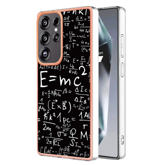 For Samsung Galaxy S25 Ultra 5G Electroplating Marble Dual-side IMD Phone Case(Equation) - Galaxy S25 Ultra 5G Cases by PMC Jewellery | Online Shopping South Africa | PMC Jewellery | Buy Now Pay Later Mobicred