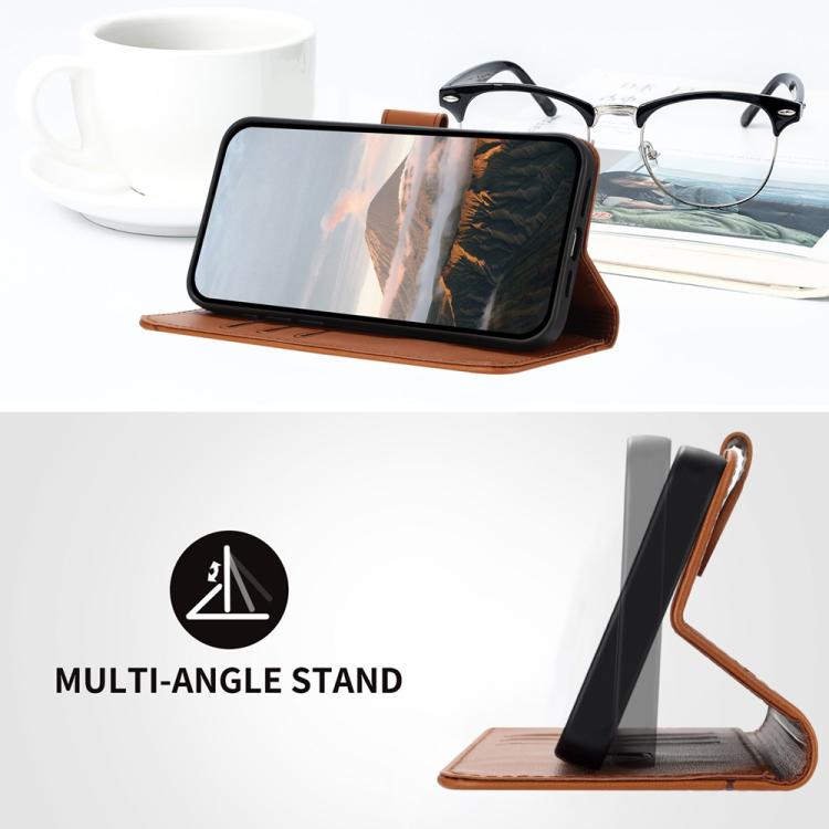 For iPhone 17 Air Triangle Pattern Buckle Clasp Leather Phone Case(Brown) - free shipping - PMc TechLife - Order now!