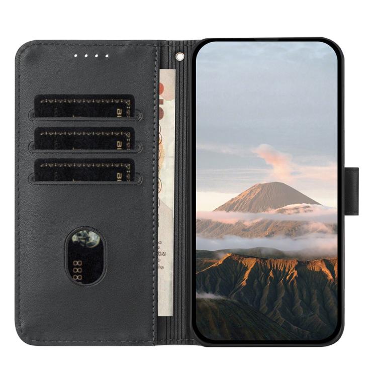 For iPhone 17 Pro Triangle Pattern Buckle Clasp Leather Phone Case(Black) - free shipping - PMc TechLife - Order now!