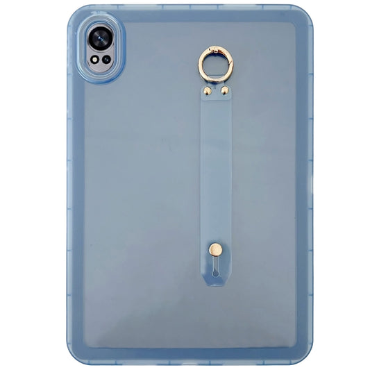 For Huawei MatePad Air 2024 Wristband Holder PC Hybrid TPU Soft Tablet Case(Blue) - Huawei by PMC Jewellery | Online Shopping South Africa | PMC Jewellery | Buy Now Pay Later Mobicred